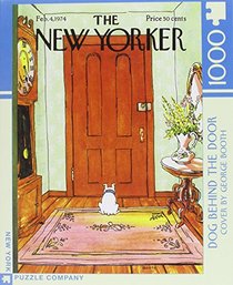 New Yorker Dog Behind the Door 1000 Pieces Jigsaw Puzzle