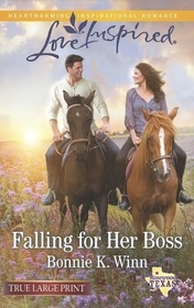 Falling for Her Boss (Rosewood, Texas, Bk 9) (Love Inspired, No 934) (True Large Print)