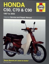 Honda C50, C70 & C90: 1967 to 2003 (Haynes Service & Repair Manual)