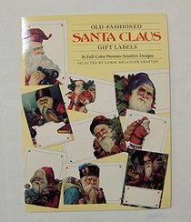 Old-Fashioned Santa Claus Gift Labels