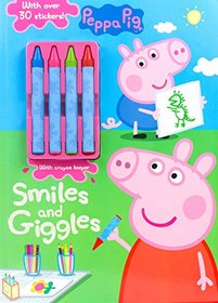 Peppa Pig Smiles and Giggles (Color & Activity With Crayons)