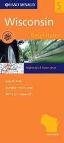 Rand McNally Wisconsin Easyfinder Map: Laminated