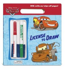 License to Draw (Disney/Pixar Cars) (Write-On/Wipe-Off Activity Book)