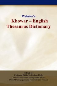 Websters Khowar - English Thesaurus Dictionary