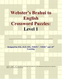 Webster's Brahui to English Crossword Puzzles: Level 1