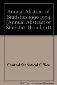 Annual Abstract of Statistics 1994
