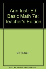 Basic Mathematics, Teacher's Edition