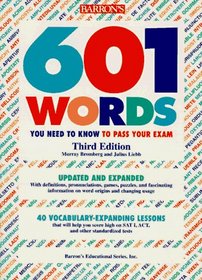 601 Words You Need to Know to Pass Your Exam (Barron's 601 Words You Need to Know to Pass Your Exam)
