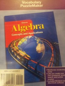 Algebra: Concepts and Applications, Vocabulary Puzzlemaker