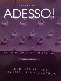 Adesso!: An Introduction to Italian : Tapescript, Workbook Answer Key