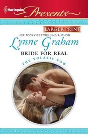 Bride for Real (Harlequin Presents, No 3011) (Larger Print)