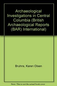 Archaeological Investigations in Central Colombia (bar s)