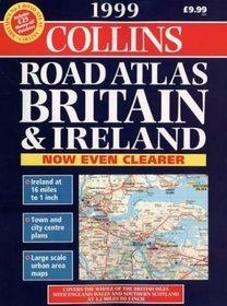 Road Atlas 99 3 Miles to 1 Inch Britain & Ireland