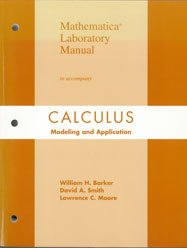 Calculus Modeling and Applications Mathematica