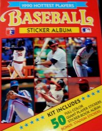 1990 hottest players'-baseball sticker album.