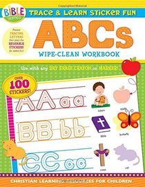 Trace and Learn Sticker Fun: ABC's (I'm Learning the Bible Activity Book)
