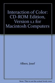 Interaction of Color : CD-ROM Edition, Version 1.1 for Macintosh Computers