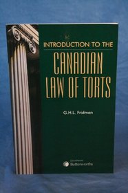 Introduction to the Canadian Law of Torts