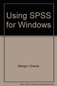 Using Spss for Windows