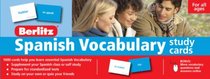 Berlitz Spanish Vocabulary Study Cards (Berlitz Study Cards)
