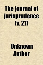 The journal of jurisprudence (v. 27)