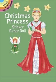 Christmas Princess Sticker Paper Doll (Dover Little Activity Books)