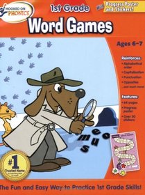 Hooked on Phonics First Grade Word Games Workbooks