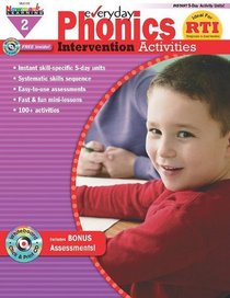 Everyday Intervention Activities for Phonics Grade 2 w/CD