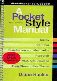 Pocket Style Manual 5e with 2009 MLA Update & Bedford/St. Martin's Planner