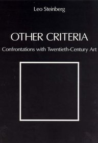 Other Criteria: Confrontations with Twentieth-Century Art