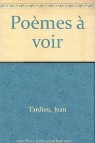 Poemes a voir (French Edition)