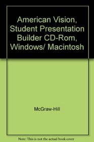 American Vision, Student Presentation Builder CD-Rom, Windows/ Macintosh