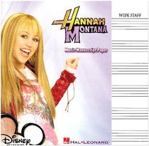 Hannah Montana Manuscript Paper 6 Stave (Book & CD)