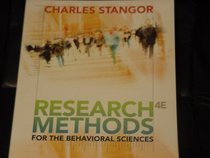 Research Methods For The Behavioral Sciences 4E (Instructors Edition)
