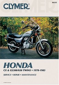 Honda Cx & Gl500/650 Twins 1978-1983 Service Repair Maintenance