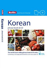 Berlitz Korean Phrase Book & CD