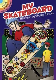 My Skateboard Sticker Activity Book (English and English Edition)