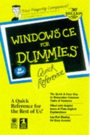 Windows CE 2 for Dummies Quick Reference