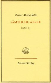 Sämtliche Werke, 7 Bde. Ln, Bd.3, Jugendgedichte