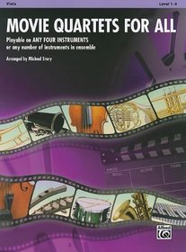 Movie Quartets for All: Viola (Instrumental Ensembles for All)