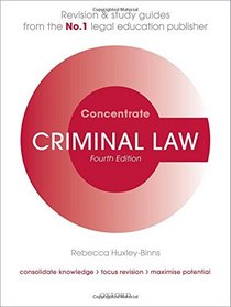 Criminal Law Concentrate: Law Revision and Study Guide