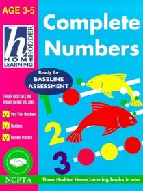 Complete Number (Hodder Home Learning: Age 3-5 S.)