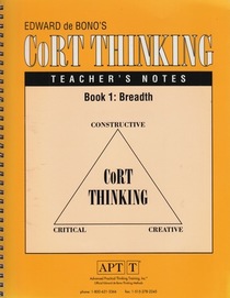 Edward de Bono's CoRT Thinking, Bk 1 : Breadth