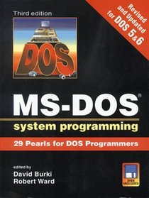 MS-DOS Systems Programming