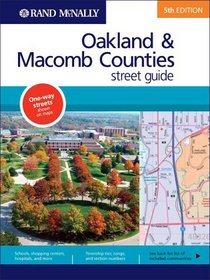 Rand McNally Oakland & Macomb Counties, Michigan: Street Guide