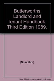 Butterworths Landlord and Tenant Handbook