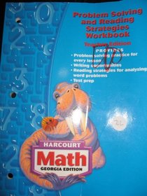 Harcourt Math Grade 3 Problem Solving and Reading Strategies Workbook Teacher Edition (GA Edition)
