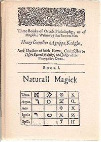 Occult Philosophy: Natural Magic Bk.1
