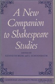 A New Companion to Shakespeare Studies