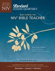 NIV Bible Teacher-Winter 2012-2013 (Standard Lesson Quarterly)
